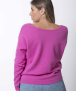 Pull décolleté 2 EN 1 Femme Rose - Manon