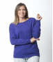 Pull Col Bateau Femme Violet - Lili