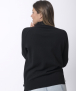 PULL COL MONTANT FEMME NOIR - BAPTISTINE